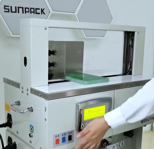 Sunpack High Table Paper Bander Heat Sealing Standalone Banding Machine