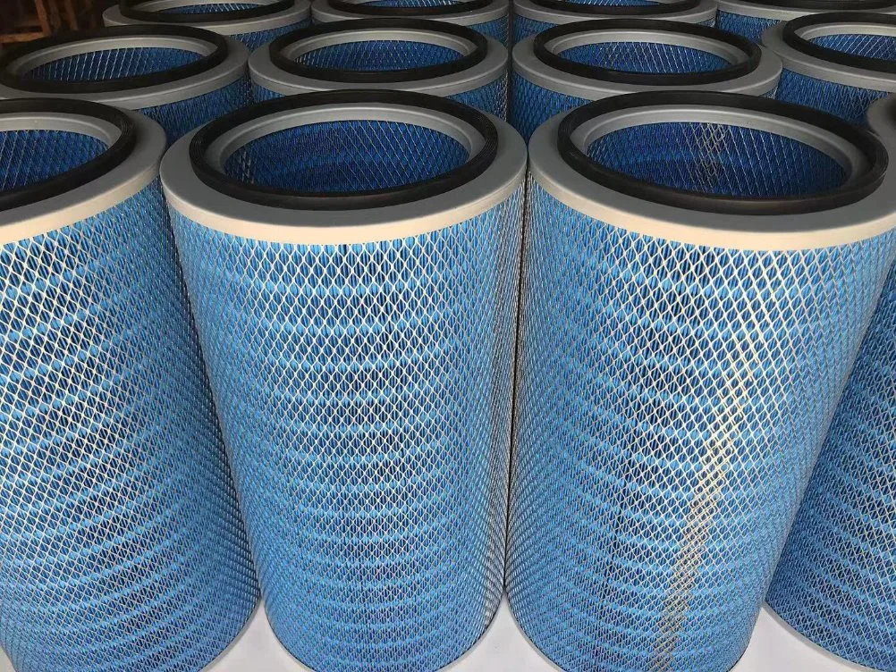 Dust Air Filter 3 Lugs Pleated Polyester PTFE Membrane Cartridge Filters