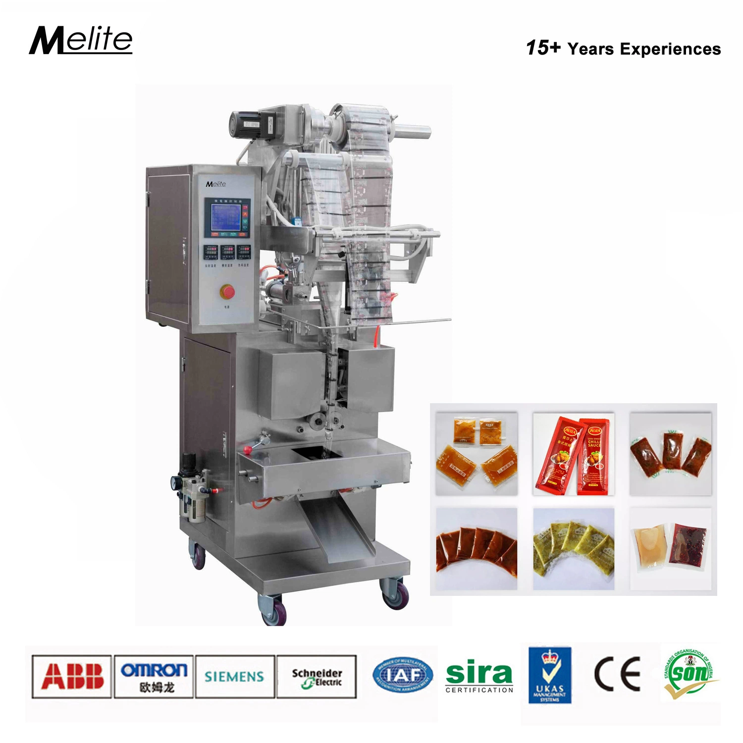 Automatic Ketchup Mayonnaise Salad Sauce Packing Machine