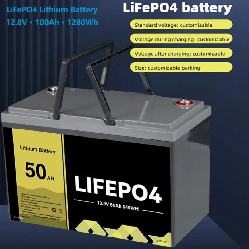 Rechargeable Lifepo4 12v 24v 36v 50ah 100ah Lithium Ion Battery for EV Car Motorcycle Golf Cart Fishing Boat AGV RV