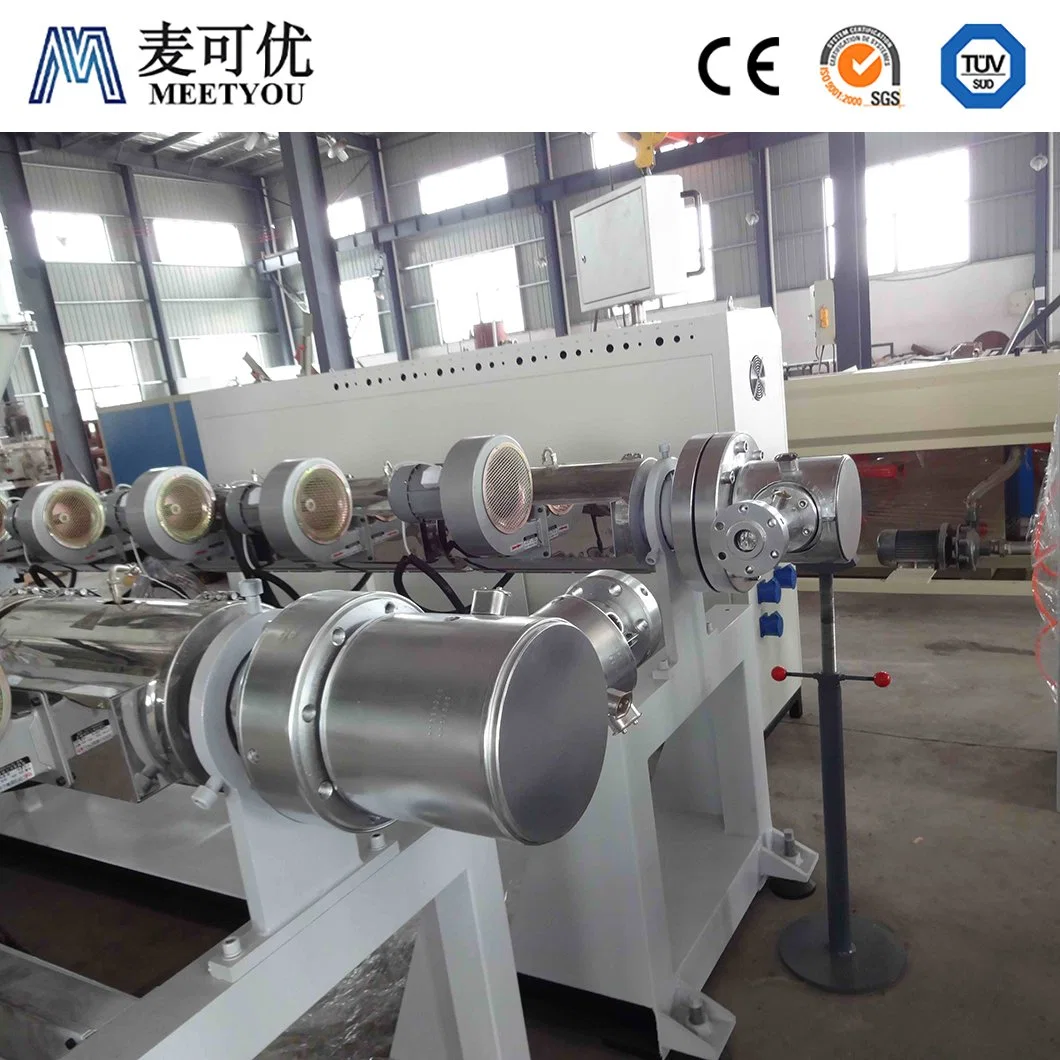 Meetyou Machinery Coefficient Module China Good Cooling Effect PE PP PVC PA Solution Is Homogeneous Single-Wall Corrugated Pipe Extrusion Line Manufacturerrs