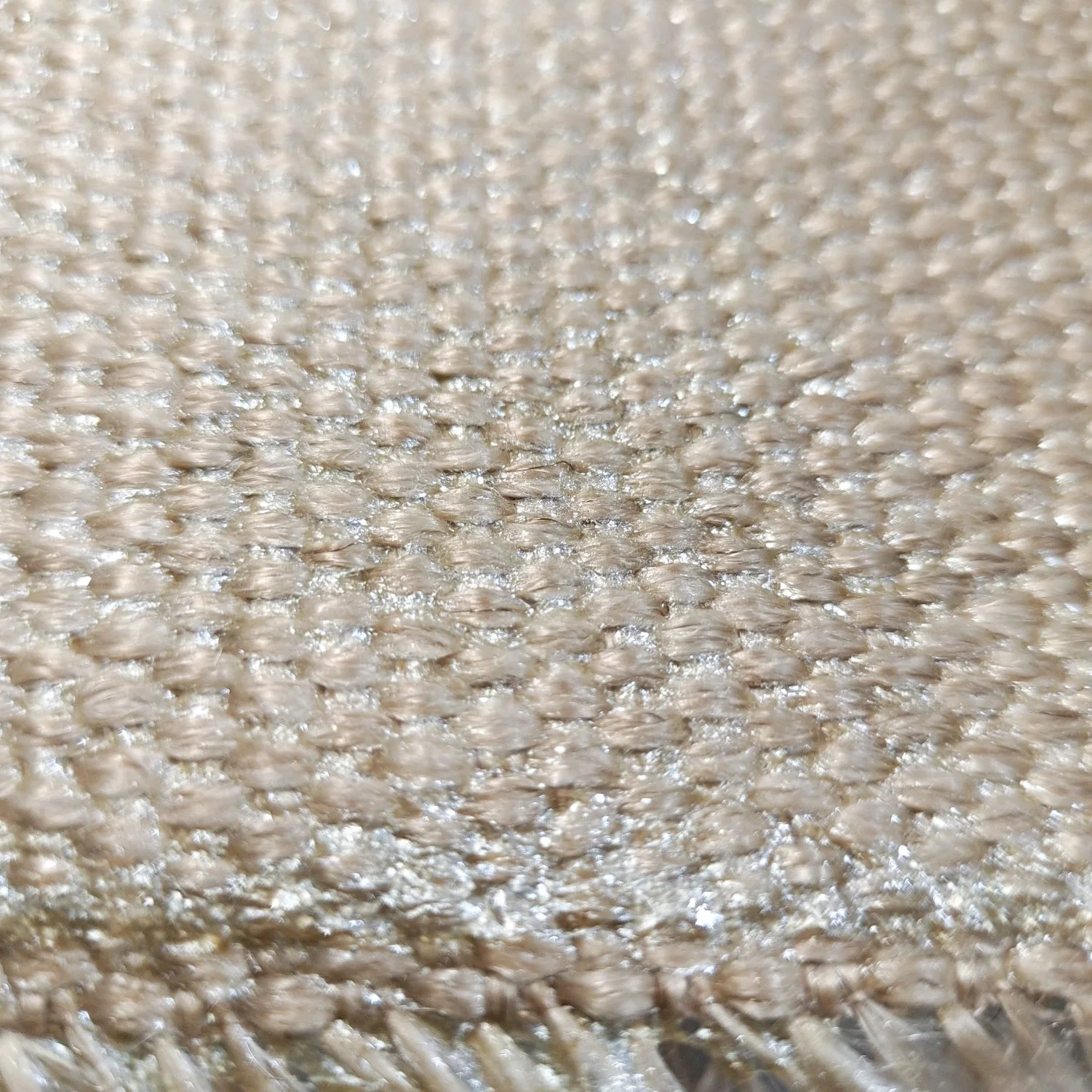 Thermal Heat Temperature Abrasion Resistance 0.4-1.5mm Stainless Steel Wire Reinforced Fiberglass Cloth with Vermiculite Coating Glass Fiber Cloth