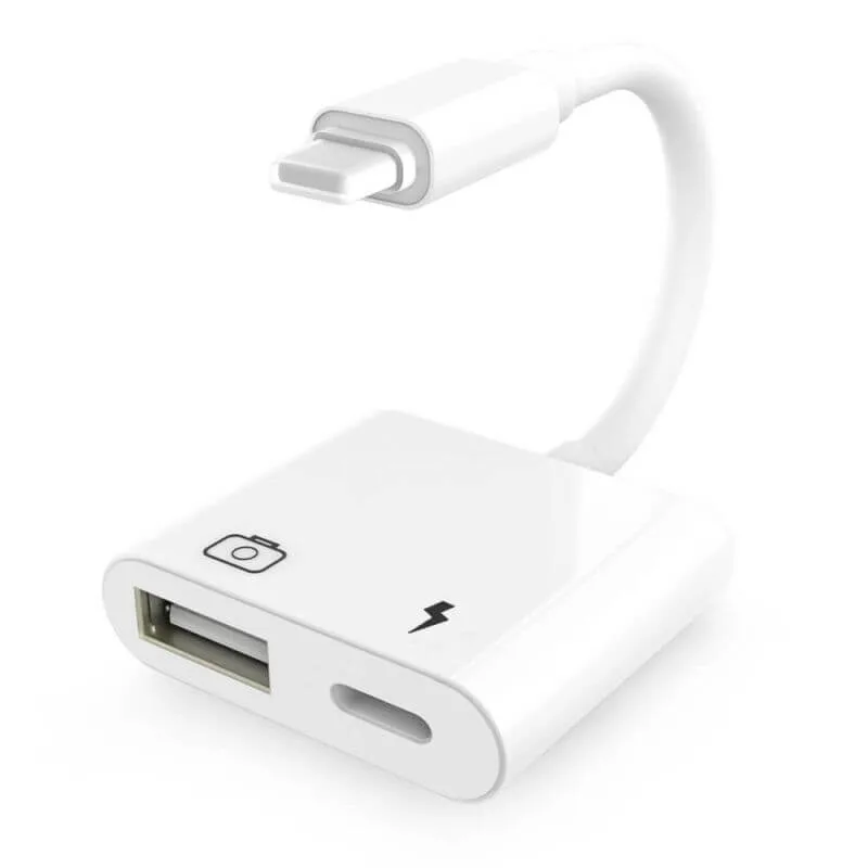 USB un adaptador de audio hembra con puerto de carga para USB Lector de tarjetas/palillo