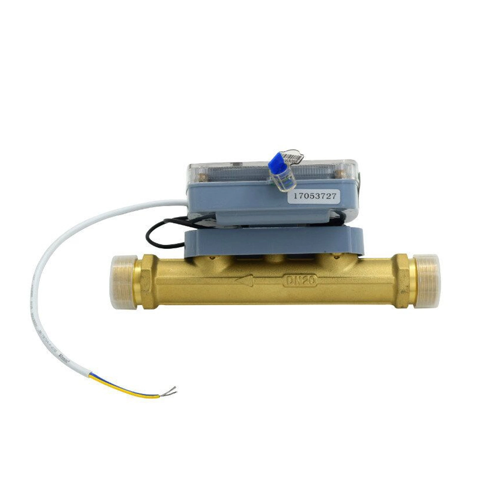 Modbus RTU inalámbrico Digital Brass Body DN15 9600 banda ultrasónica Medidor de agua