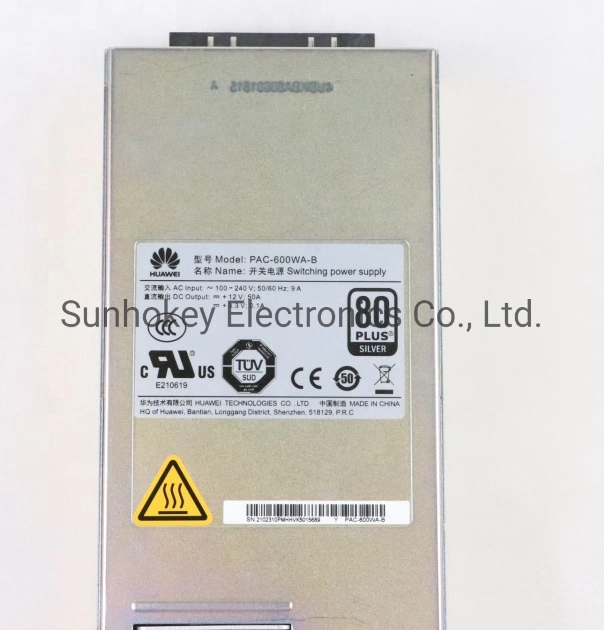 Huawei S6720 Series Switch Dedicated 600W AC Power Supply PAC-600wa-B