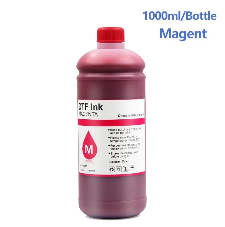 Imprimante DTF Ink Direct to film pour imprimante Epson C, M, y, K, W encre DTF