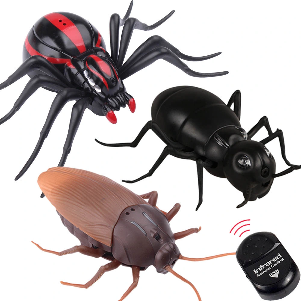 Infrared Remote Control Spider Electric Tricky Simulation Insect Plastic Toy