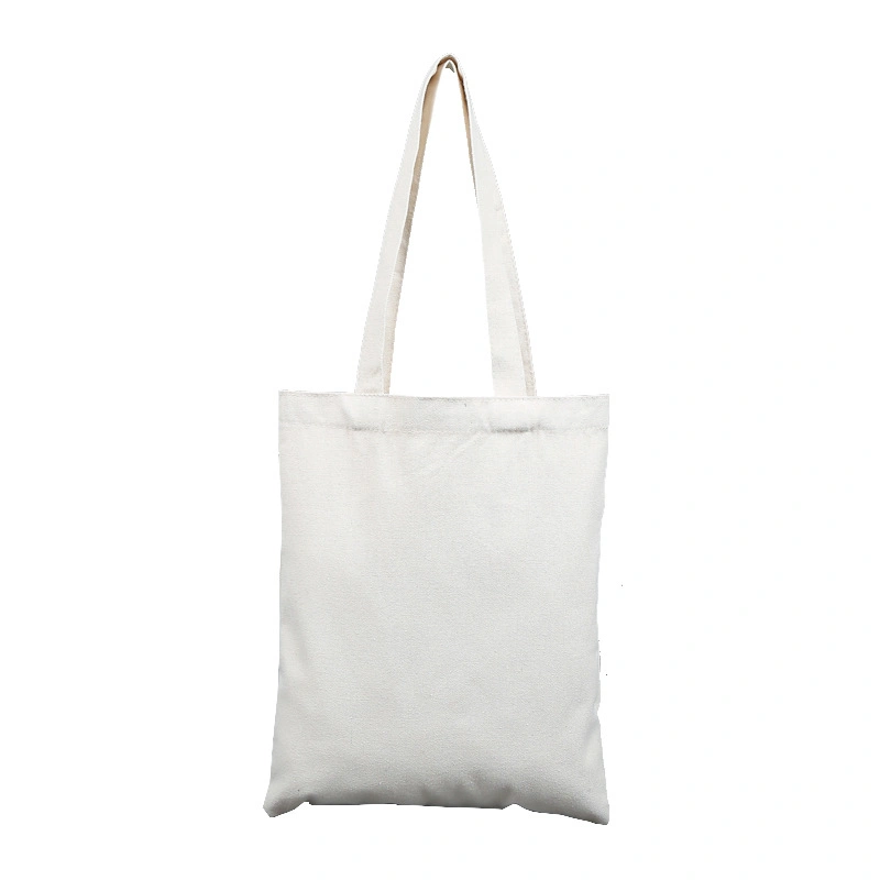 Custom White Canvas Bag Large-Capacity Storage Hand Bag Shopping Bags