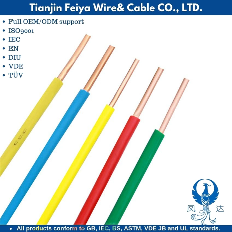 Nyy H07Z-R de Media Tensión baja/CEP/PVC Conductor de cobre recubierto de LSZH cable trenzado de cobre sólido de multi-core desnudo Cable eléctrico flexible BV de alambre y cable