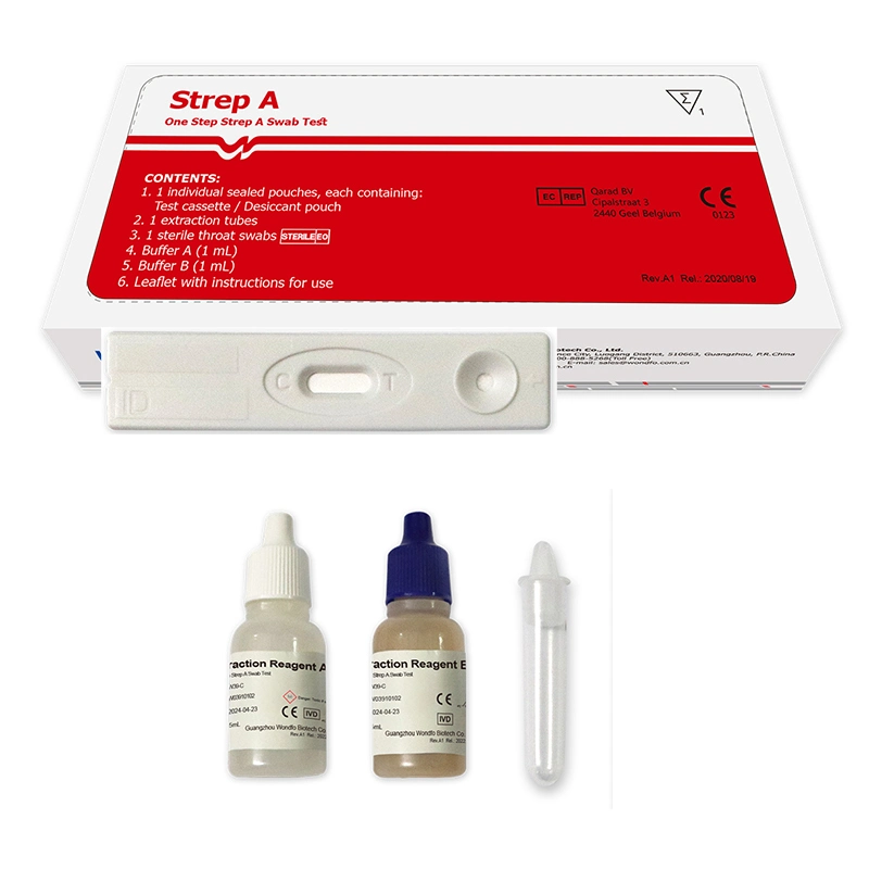 CE Approved Home Use Strep a Antigen Rapid Test