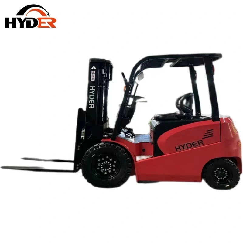 Fábrica de almacén pasillo estrecho Rough Terrain Forklift 2t 2000kg Hyde Carretilla elevadora eléctrica