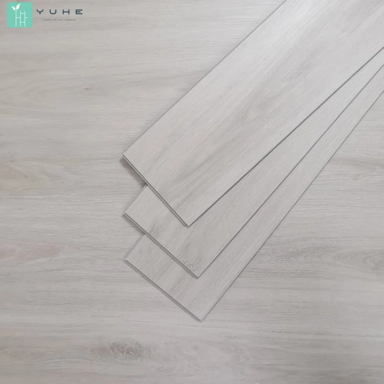 100% Waterproof & Anti-Slip Stone Plastic Floor Tile PVC Raw Material Wood & Marble Look Yh9013-5
