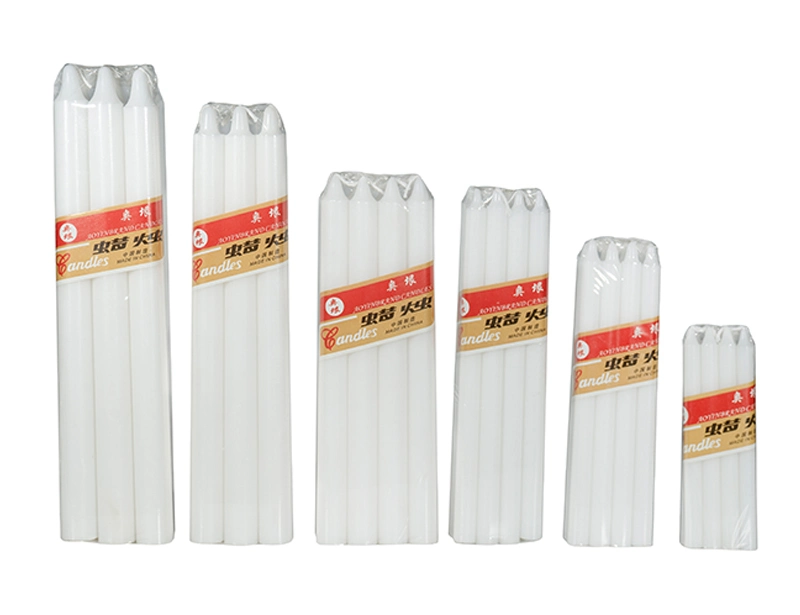 100% Cera De Parafina Velas sin humo blanco de la oración Stick velas