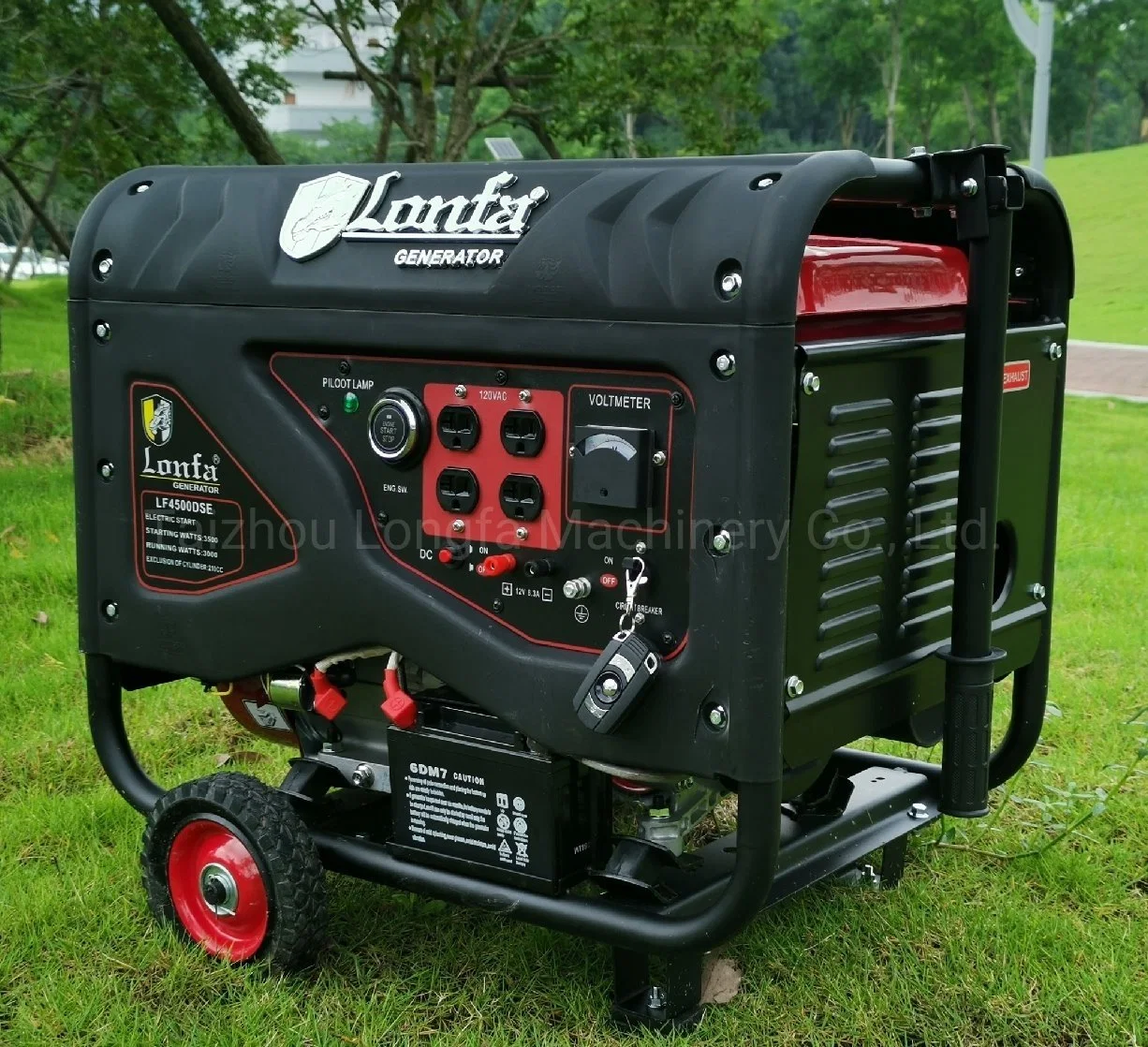 Semi Closed Silent Dual Fuel 8000 Watt Gasoline Gas Propane Portable Generator with EPA