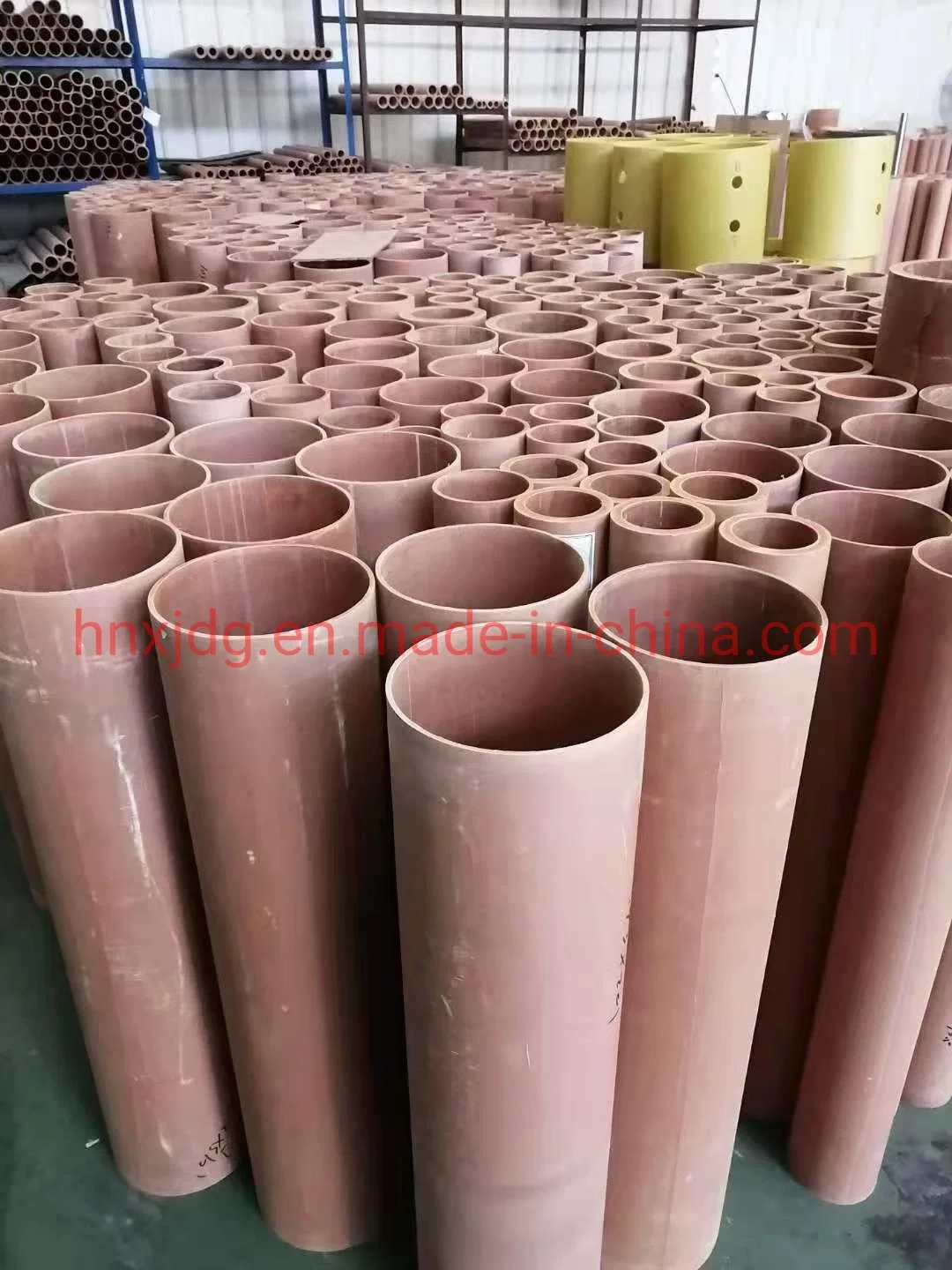 Insulation Phenolic Resin Cotton Fabric Laminated Pipe Bakelite Tube for Electric Equipment