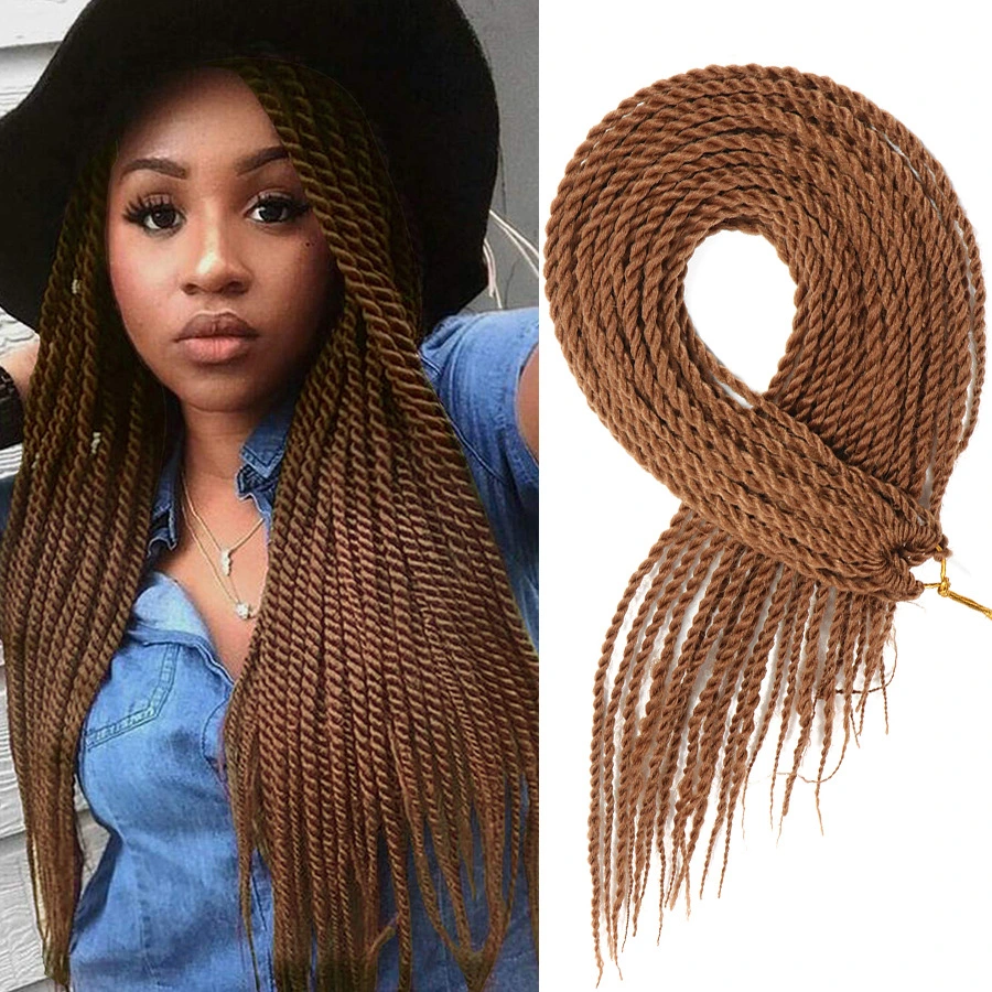 Top Qualité Seneglese Havana Mambo Twist Braid Extension de Cheveux Synthétiques