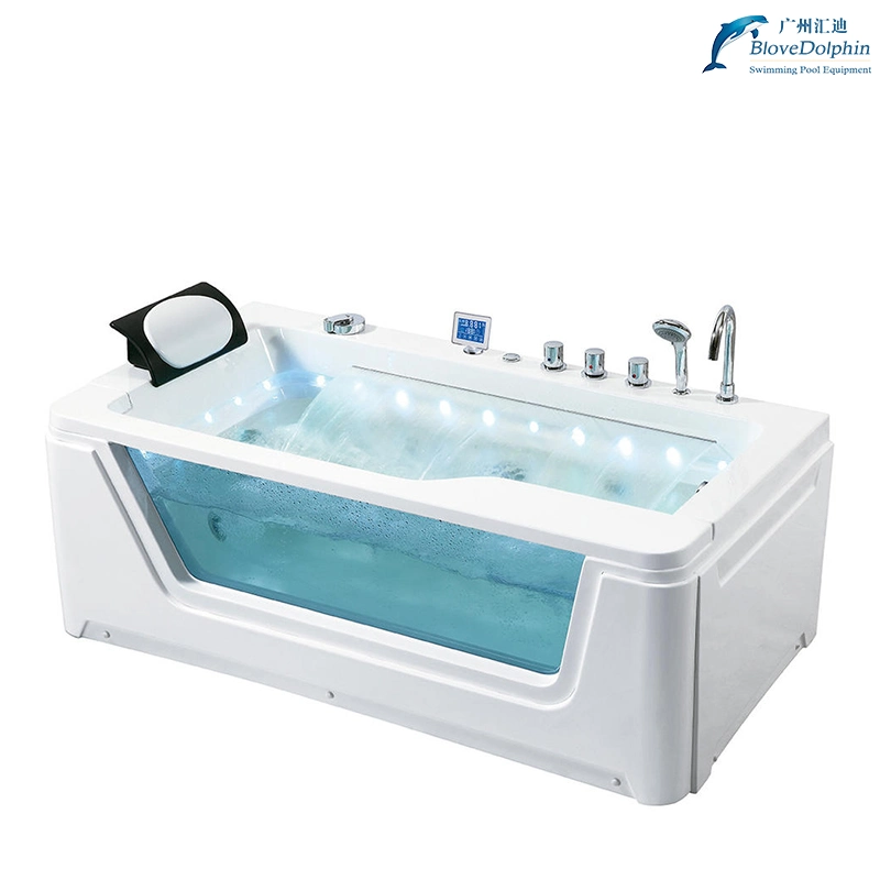 Wholesale/Supplier Price Modern Indoor Bathroom SPA Bath Tubs White Acrylic Whirlpool Massage Bathtub