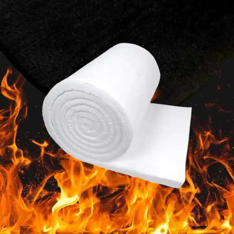 High Temperature Insulation Aluminum Silicate Needle Ceramic Fiber Heat Insulation Barrier Building Material Refractory Fireproof Cotton Blanket