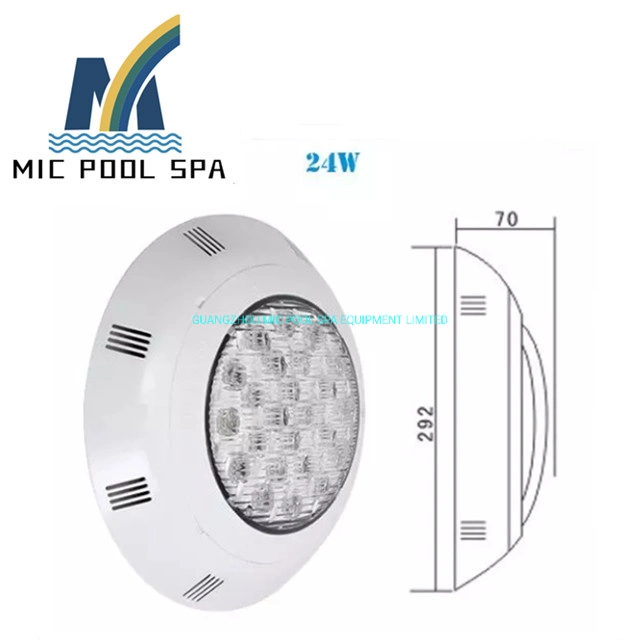 Equipo de Piscina pared de mano plástico LED Luz