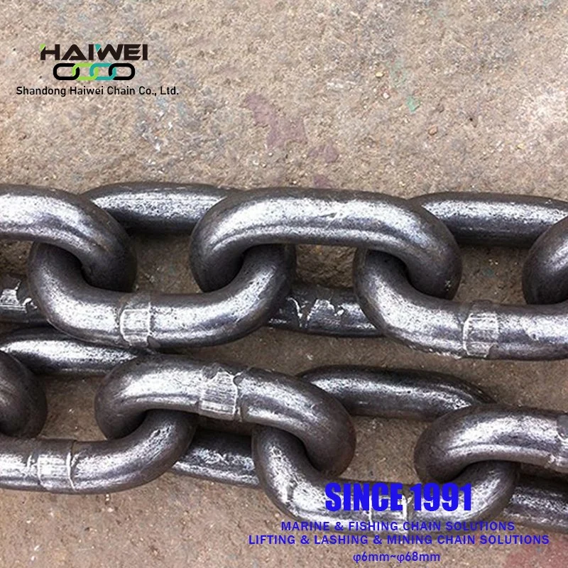 ISO Standard Marine Studless Anchor Chain Open Link Anchor Chain