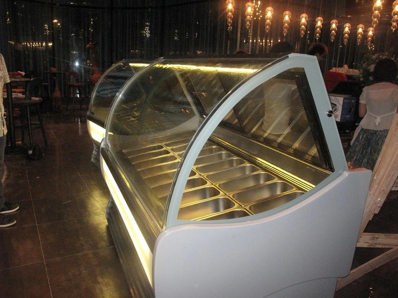 Catering Equipment Supplier Electric Ice Cream Showcase/Display