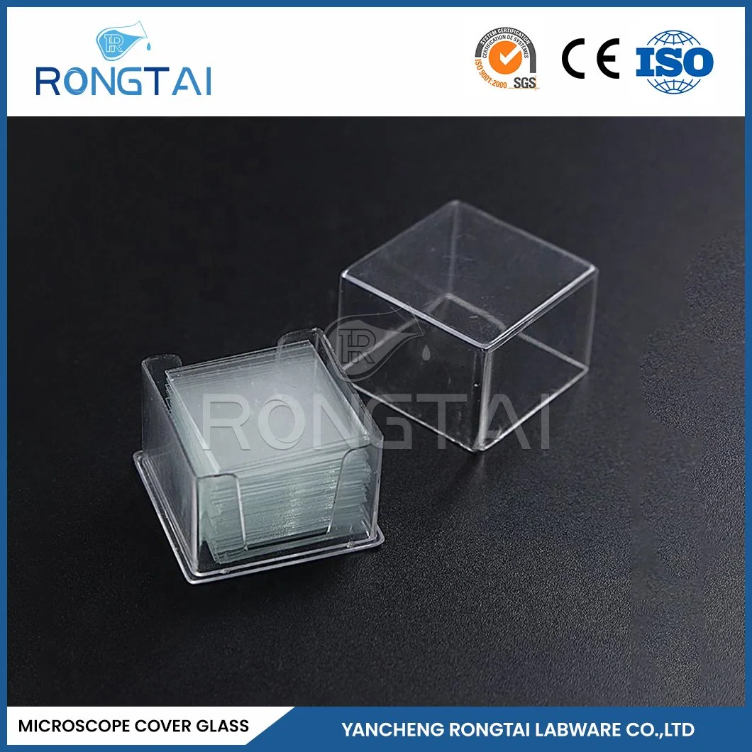 Rongtai Laborgeräte Fabricators Deckglas für Mikroskop China 24X60mm Deckelfolie für Mikroskop