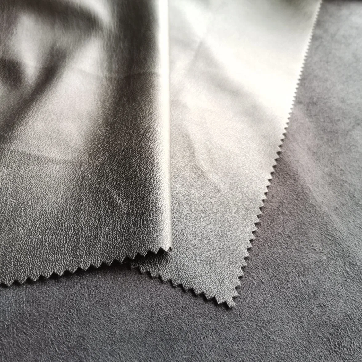 Suede Backing Soft Synthetic Leather for Garment