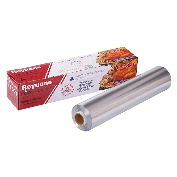 Venta caliente Buena Calidad 12 micrones de alimentos de buena calidad de silicona de sellado térmico de aluminio laminado de respaldado fabricantes de papel