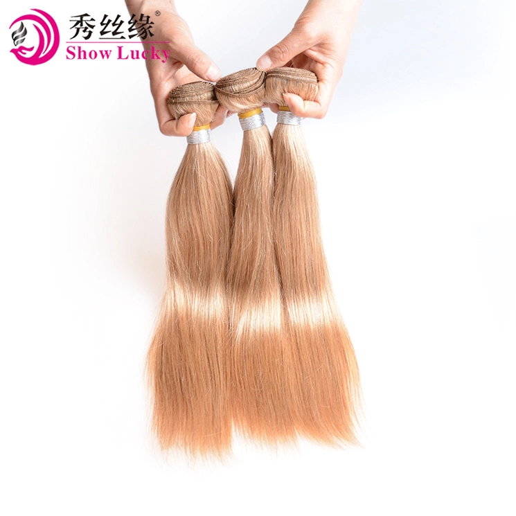 Blonde Color #27 Cambodian Kinky Curly Unprocessed Virgin Hair Weaving at Wholesale/Supplier Price