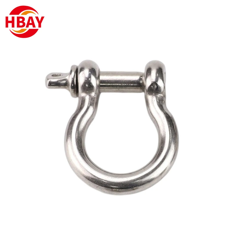 G209 2ton Quality Security Alloy Steel Galvanized Bow Shackles for Retail Industry