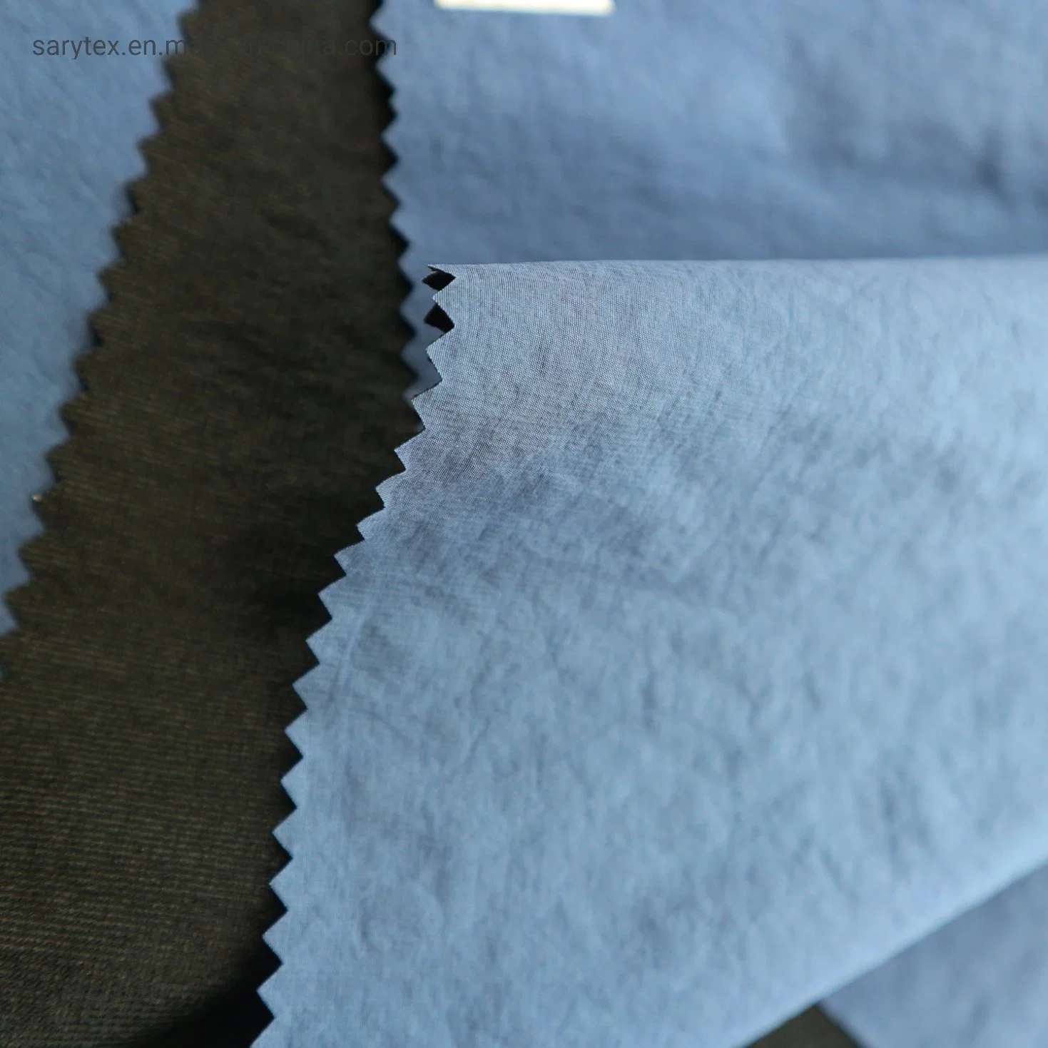 3 Lagen 40d Nylon Bonded Tricot Crinkle Fabric