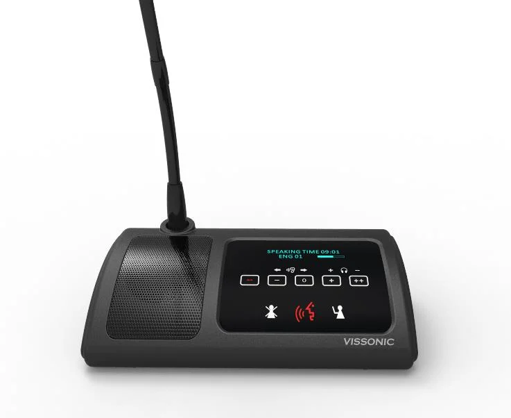 5g Digital Discussion System Wireless Microphone for Meeting Room with Voting Function