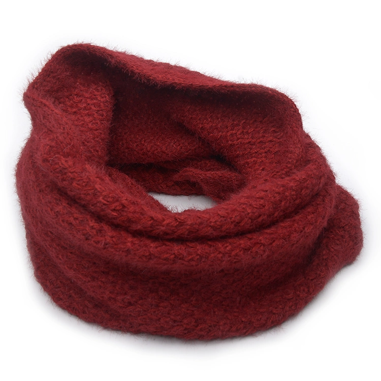 Women Men Knitted Winter Acrylic Scarves Neck Collar Scarf Thick Warm Sweater Head Scarf