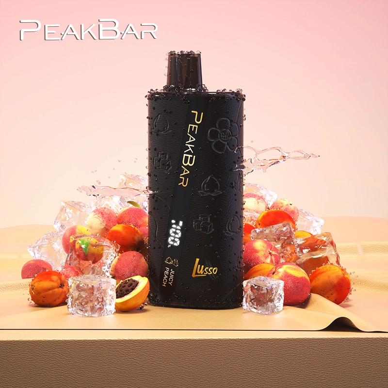 Peakbar Lusso E Cigarette Factory Low Price 8200 Puff Wholesale/Supplier Disposable/Chargeable Vape Pen LED Display Screen 18 Ml Rechargeable Wholesale/Supplier E Cig