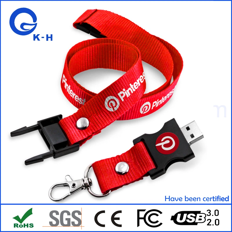 Wholesale/Supplier 8GB 16GB Pendrive Lanyard USB 3.0 Flash Memory Stick