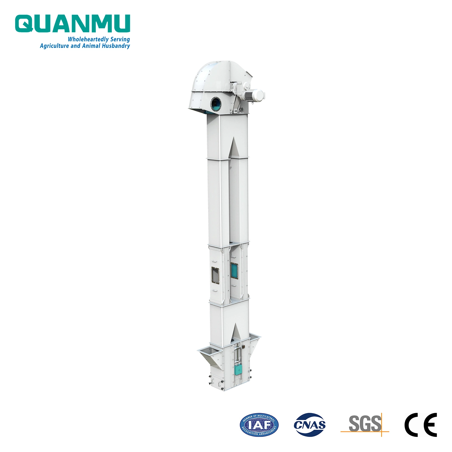 Best Price of Powder and Small Granular Materials Vertical Conveying Bucket Elevator with CE Certification