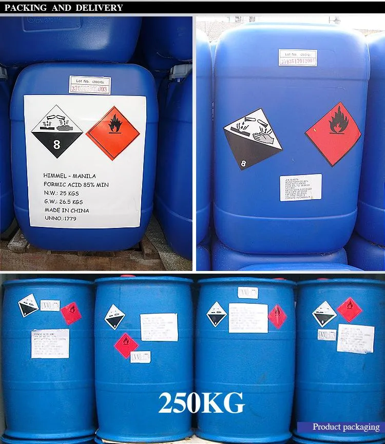 Formic Acid 85%/90% Using for Tanning/Textile Printing and Dyeing