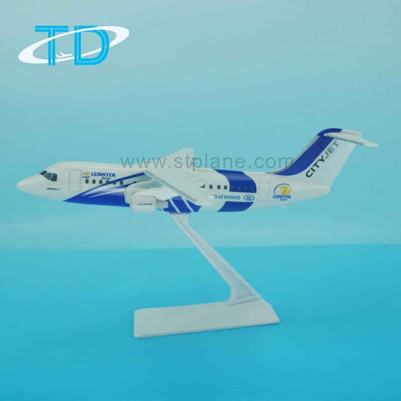 Plastic Aircraft Cityjet 39cm Bae146 Plane Model for Collection