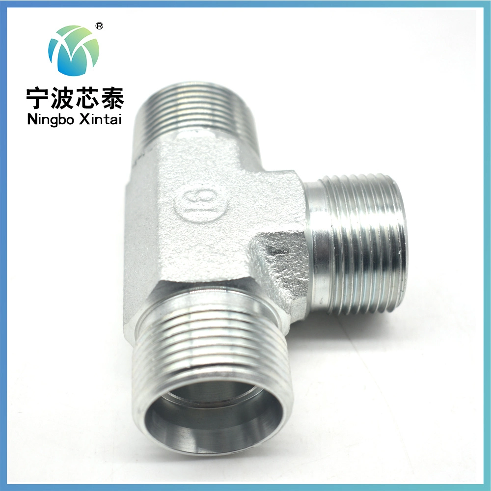 Factory OEM Provide Sample Product 304 Stainless Steel Wire Tee Pipe Fittings 45deg Elbow Female Metric Dkol Hose Fitting