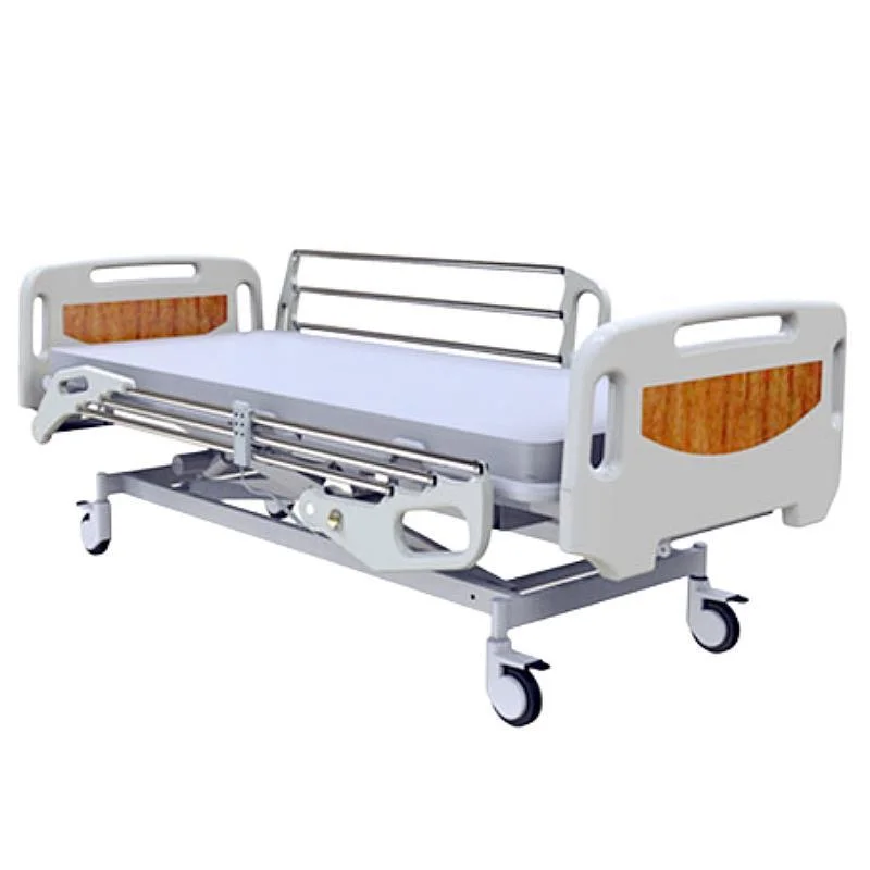 Multifunction Backrest Legrest Hi-Low Adjustable Vertical Lift Electric Hospital Bed on Casters