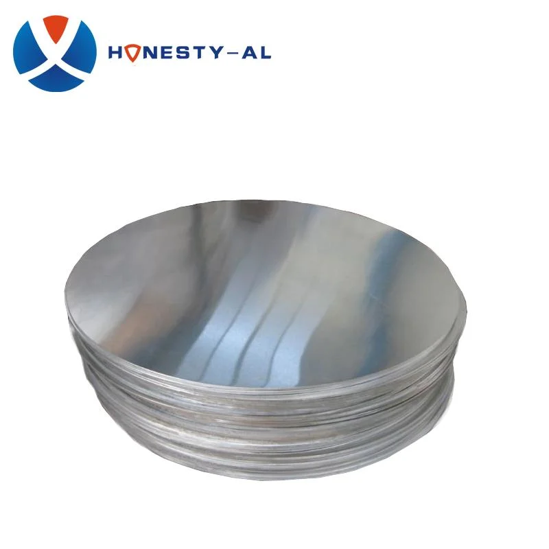 JIS ASTM 1050 Círculo de aluminio 1100 H12 H14 de 0,8 mm 1,2 mm de astilla verde y azul superventas de la placa circular de Aluminio de China la honestidad de la placa de aluminio para la Industria 4.0