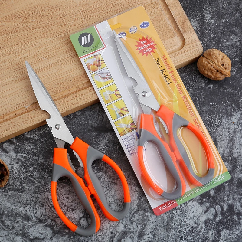 Top Quality Soft Comfortable Handle Stainless Steel Kitchen Scissors Sharp Chicken Scissors