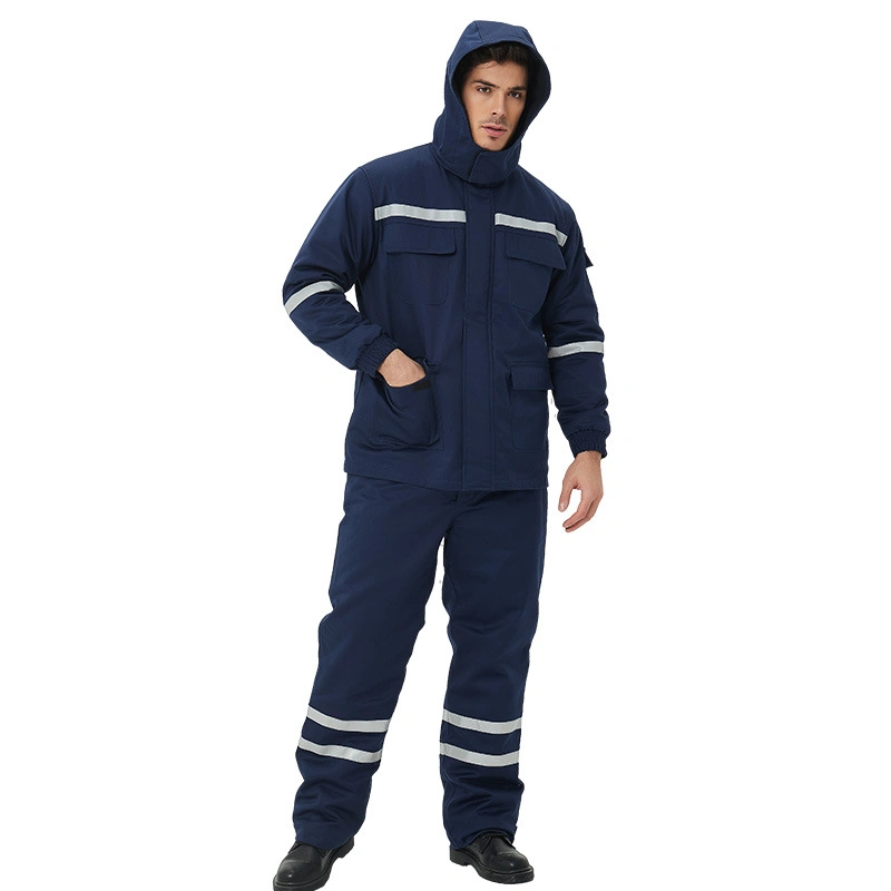 Uniforms Waterproof Work Clothes Safety Hivis Workwear Men's Winter Working Overalls Multi Pockets High quality/High cost performance 