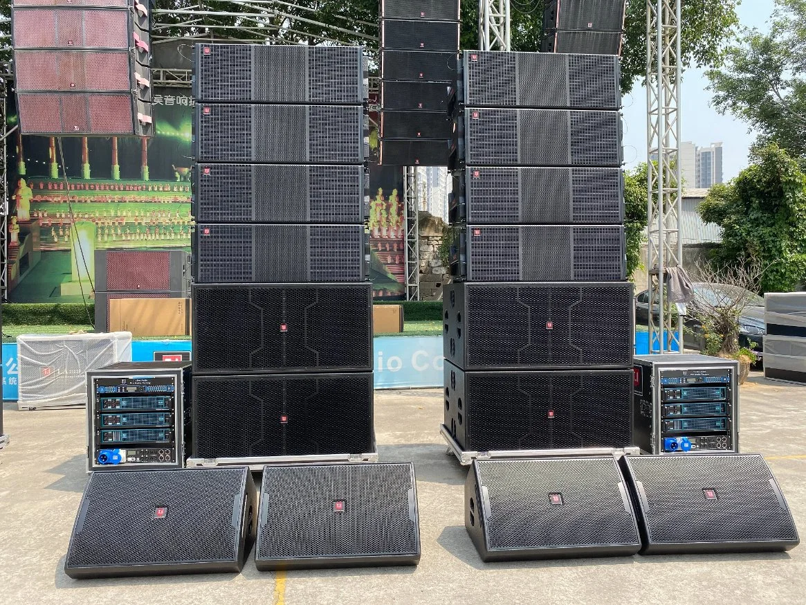 لعرض مباشر مع T. I Audio PRO Speaker/Sound System Line Array