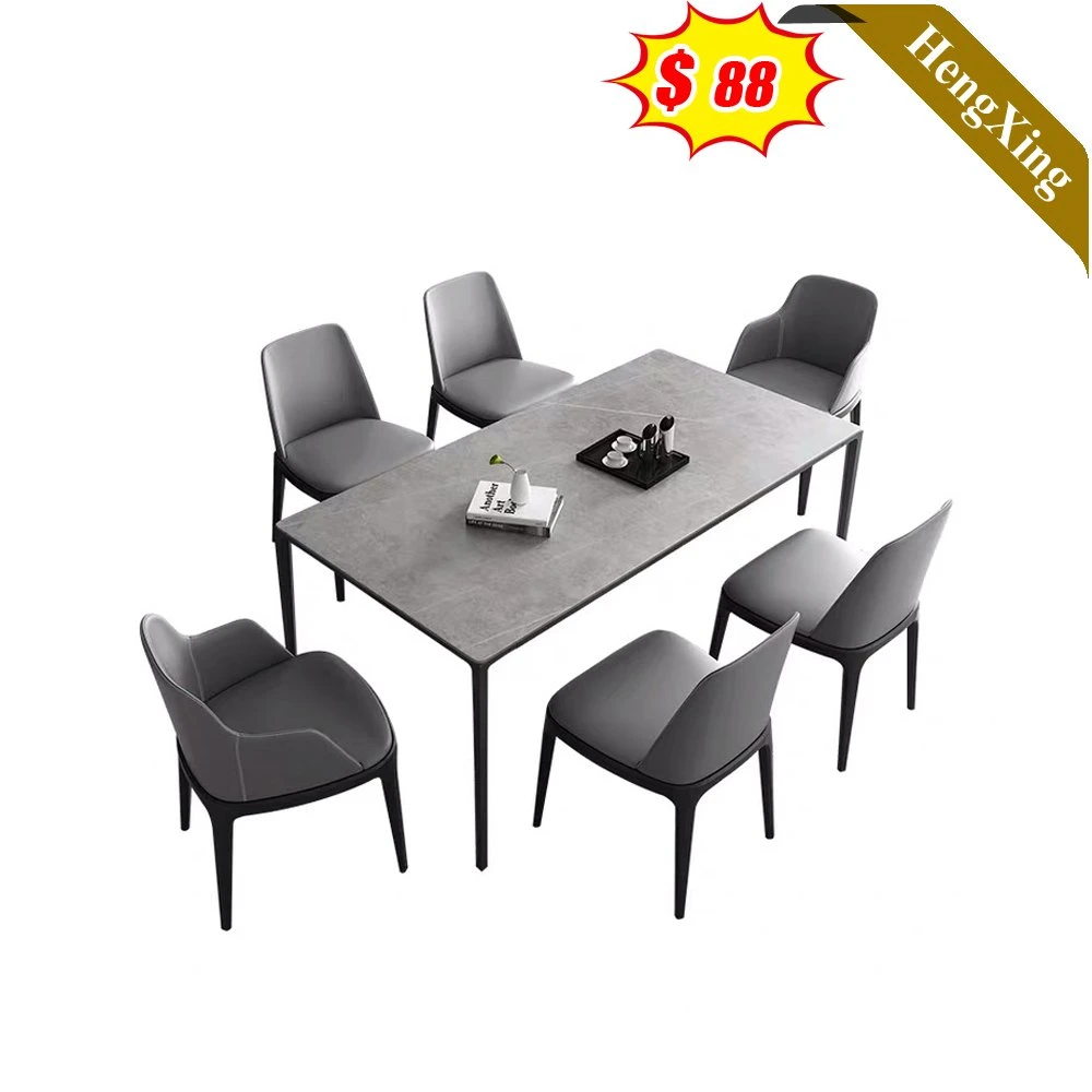 Material fino Mobiliario de comedor de buena calidad Belleza comedor de mármol Tabla