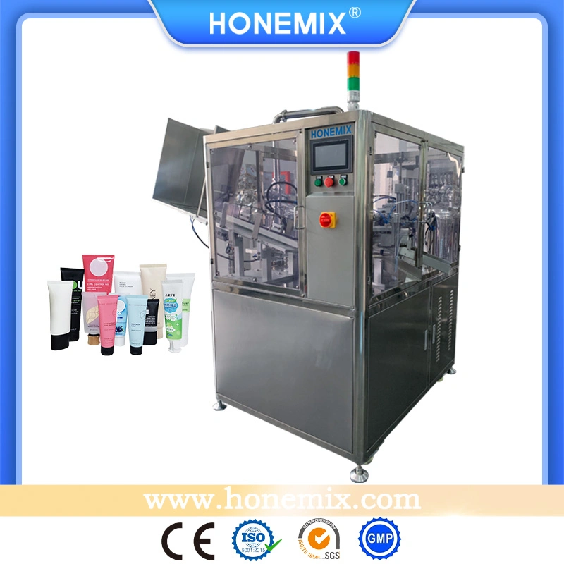 Honemix CE Ultrasonic/Automatic/Cosmetic Cream/Toothpaste/Gel/Plastic/Soft/Composite/Laminated Tube Filling and Sealing Machine Manufacturer