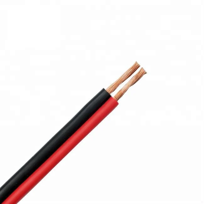 8 AWG 12AWG 14AWG Lautsprecher flache Kommunikation in Schwarz und Rot Verkabelung Von Elektrodraht