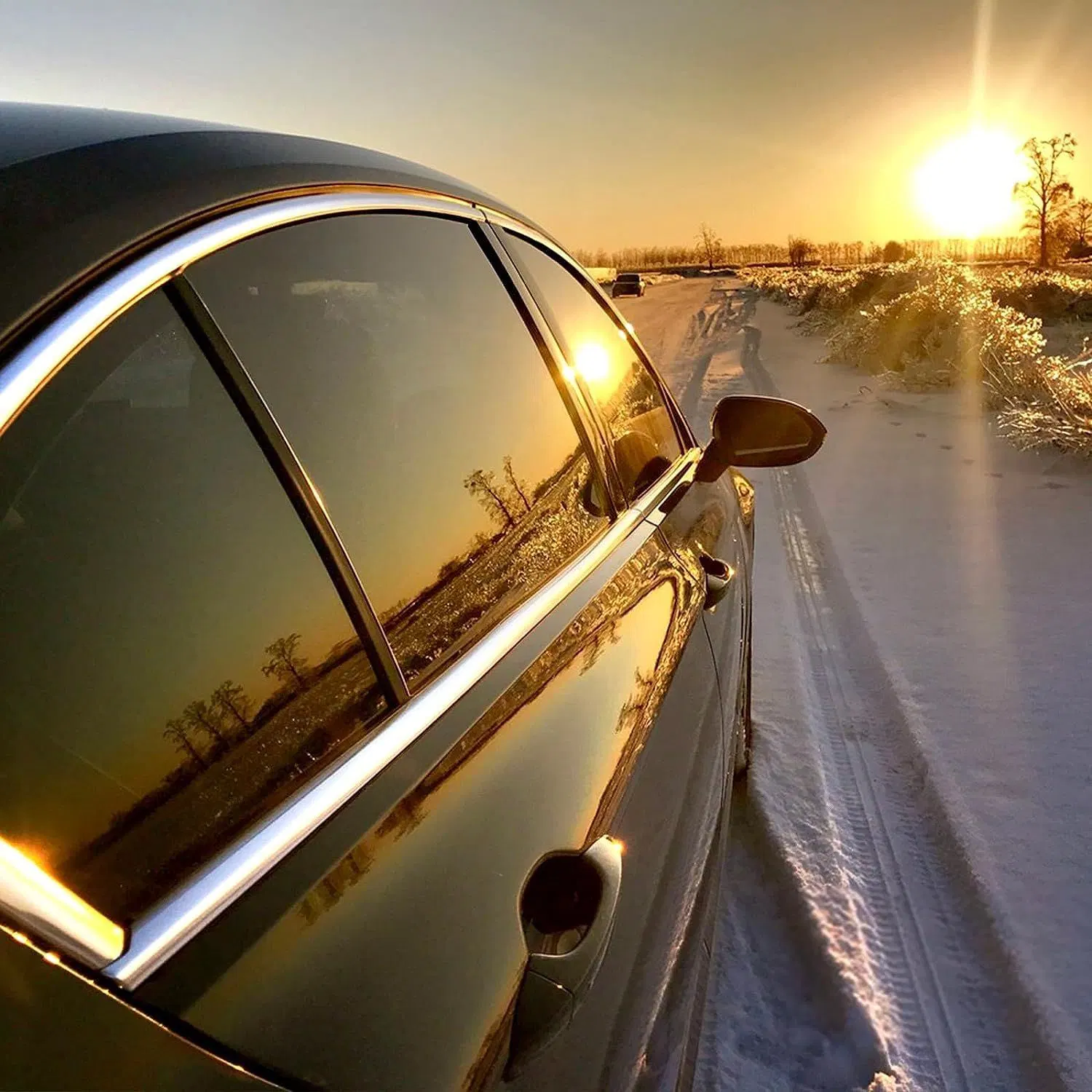 La cerámica resistente al agua de inyección de alta temperatura Privacidad parabrisas tintado de Automoción coche solar del cristal de la película