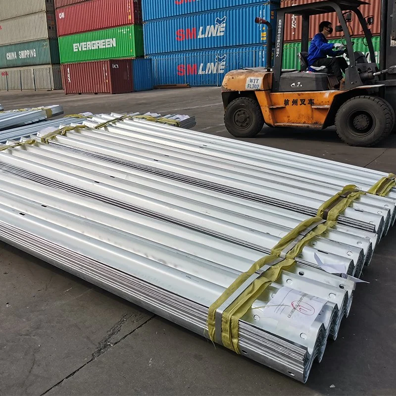 Zinc Coating Customized 4mm Steel with 600g/Sq. Meter Galvanized W Beam Highway Guardrails