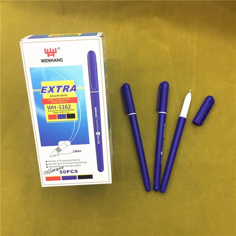 0.7mm Wholesale/Supplier Cheap Plastic Click Ball Pen for Office Supply Stationery